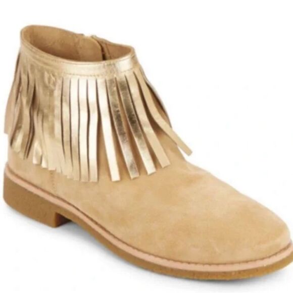 Kate Spade Saks Fringe ankle Booties Size 6.5 - Picture 1 of 11